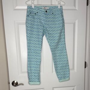 Vineyard Vines Anchor Print Ankle Skinny Jeans Women’s 4